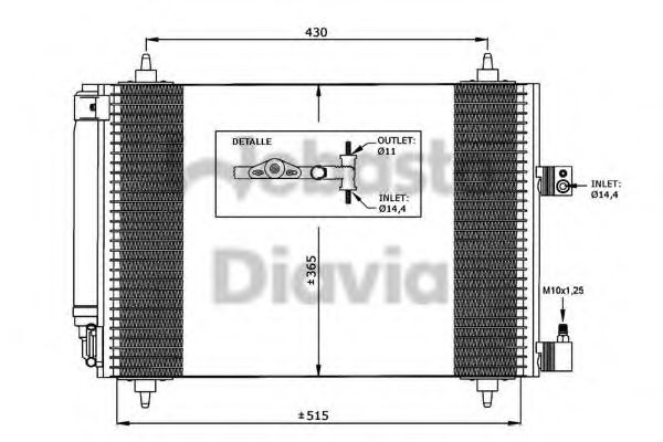 WEBASTO 82D0225592A Конденсатор, кондиционер для CITROëN (Cитроëн) WEBASTO 82D0225592A Конденсатор, кондиционер для CITROëN (Cитроëн)