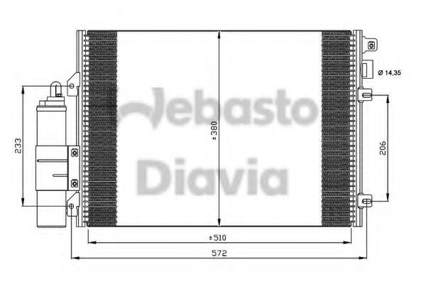 WEBASTO 82D0225635A Конденсатор, кондиционер для DACIA SANDERO (Дача Сандэро) WEBASTO 82D0225635A Конденсатор, кондиционер для DACIA SANDERO (Дача Сандэро)