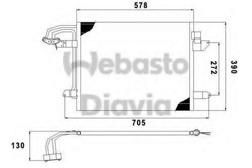WEBASTO 82D0226191MA Конденсатор, кондиционер для AUDI TT (Ауди Тт) WEBASTO 82D0226191MA Конденсатор, кондиционер для AUDI TT (Ауди Тт)