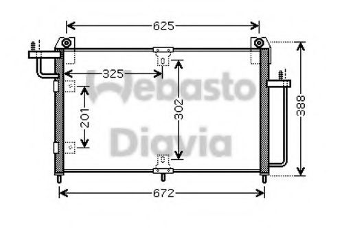 WEBASTO 82D0226216MA Конденсатор, кондиционер для DAEWOO LACETTI (Дэу Лачетти) WEBASTO 82D0226216MA Конденсатор, кондиционер для DAEWOO LACETTI (Дэу Лачетти)