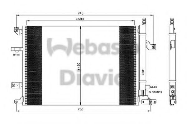 WEBASTO 82D0226252MA Конденсатор, кондиционер для VOLVO (Вольво) WEBASTO 82D0226252MA Конденсатор, кондиционер для VOLVO (Вольво)