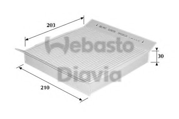 WEBASTO 82D0325124A Фильтр, воздух во внутренном пространстве для RENAULT (Рено) WEBASTO 82D0325124A Фильтр, воздух во внутренном пространстве для RENAULT (Рено)