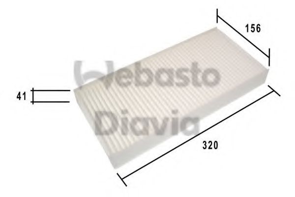 WEBASTO 82D0325183A Фильтр, воздух во внутренном пространстве для PEUGEOT 407 (Пежо 407) WEBASTO 82D0325183A Фильтр, воздух во внутренном пространстве для PEUGEOT 407 (Пежо 407)