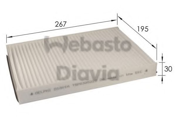 WEBASTO 82D0325226A Фильтр, воздух во внутренном пространстве для PEUGEOT 407 (Пежо 407) WEBASTO 82D0325226A Фильтр, воздух во внутренном пространстве для PEUGEOT 407 (Пежо 407)