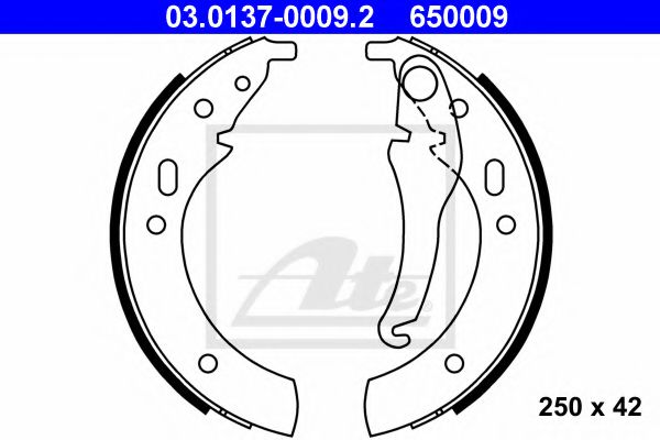 ATE 03.0137-0009.2 Тормозные колодоки для BMW (Бмв) ATE 03.0137-0009.2 Тормозные колодоки для BMW (Бмв)
