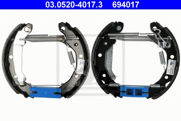 ATE 03.0520-4017.3 Тормозные колодоки для DAEWOO MATIZ (Дэу Матиз) ATE 03.0520-4017.3 Тормозные колодоки для DAEWOO MATIZ (Дэу Матиз)