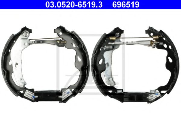 ATE 03.0520-6519.3 Тормозные колодоки для TOYOTA ECHO (Тойота/тоета Эчо) ATE 03.0520-6519.3 Тормозные колодоки для TOYOTA ECHO (Тойота/тоета Эчо)