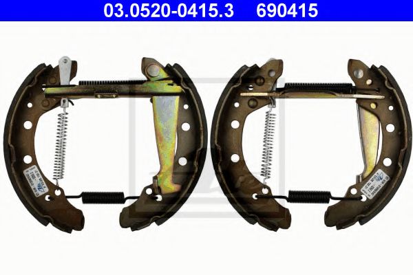 ATE 03.0520-0415.3 Тормозные колодоки для VOLKSWAGEN GOLF III (Фольксваген Гольф 3) ATE 03.0520-0415.3 Тормозные колодоки для VOLKSWAGEN GOLF III (Фольксваген Гольф 3)