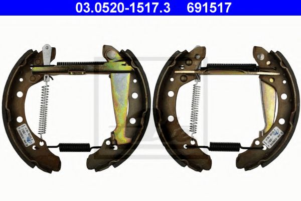 ATE 03.0520-1517.3 Тормозные колодоки для VOLKSWAGEN VENTO (Фольксваген Венто) ATE 03.0520-1517.3 Тормозные колодоки для VOLKSWAGEN VENTO (Фольксваген Венто)