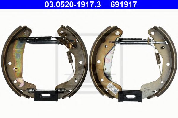 ATE 03.0520-1917.3 Тормозные колодоки для OPEL CORSA A (Опель Cорса а) ATE 03.0520-1917.3 Тормозные колодоки для OPEL CORSA A (Опель Cорса а)
