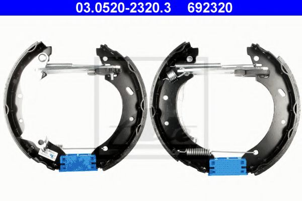 ATE 03.0520-2320.3 Тормозные колодоки для FORD MONDEO (Форд Мондэо) ATE 03.0520-2320.3 Тормозные колодоки для FORD MONDEO (Форд Мондэо)