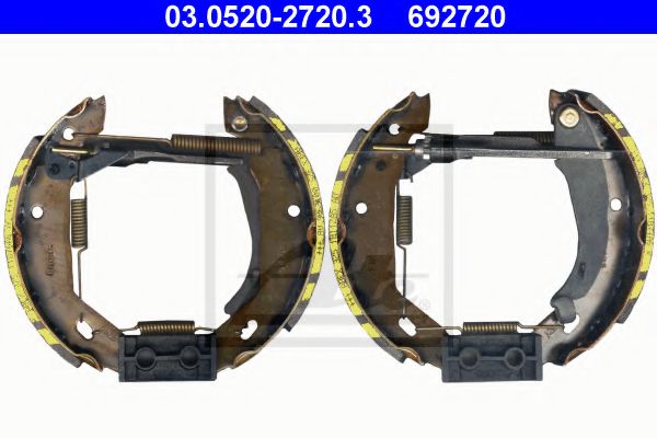 ATE 03.0520-2720.3 Тормозные колодоки для PEUGEOT 309 II (Пежо 309 2) ATE 03.0520-2720.3 Тормозные колодоки для PEUGEOT 309 II (Пежо 309 2)