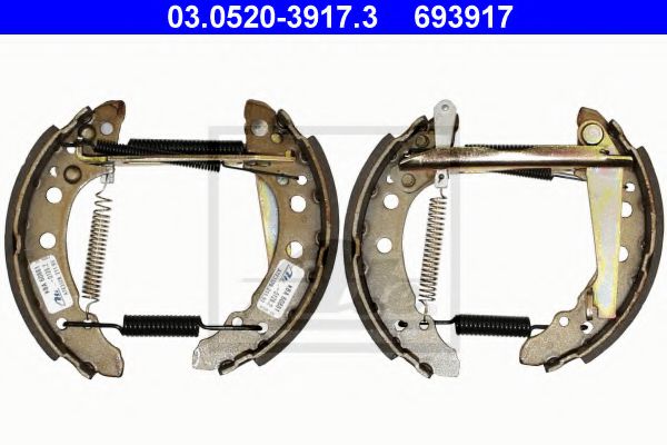 ATE 03.0520-3917.3 Тормозные колодоки для VOLKSWAGEN JETTA II (Фольксваген Жэтта 2) ATE 03.0520-3917.3 Тормозные колодоки для VOLKSWAGEN JETTA II (Фольксваген Жэтта 2)