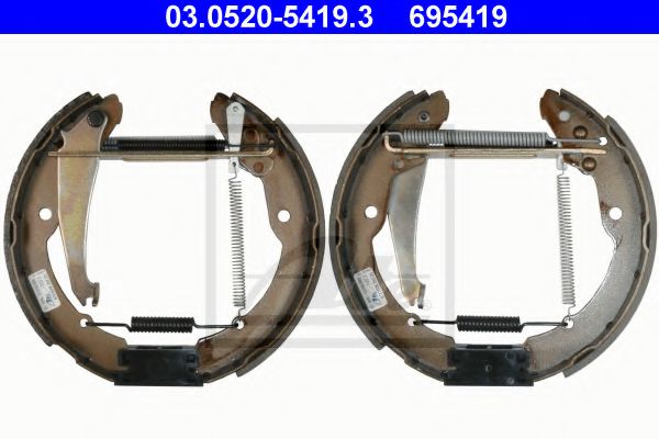 ATE 03.0520-5419.3 Тормозные колодоки для SKODA OCTAVIA (Шкода Октавия) ATE 03.0520-5419.3 Тормозные колодоки для SKODA OCTAVIA (Шкода Октавия)