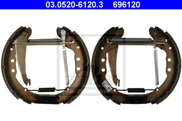 ATE 03.0520-6120.3 Тормозные колодоки для VOLKSWAGEN (Фольксваген) ATE 03.0520-6120.3 Тормозные колодоки для VOLKSWAGEN (Фольксваген)