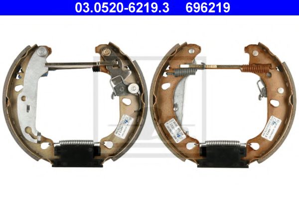 ATE 03.0520-6219.3 Тормозные колодоки для MAZDA SOHO III (Мазда Сохо 3) ATE 03.0520-6219.3 Тормозные колодоки для MAZDA SOHO III (Мазда Сохо 3)