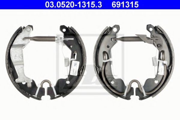 ATE 03.0520-1315.3 Тормозные колодоки для OPEL AGILA (Опель Агила) ATE 03.0520-1315.3 Тормозные колодоки для OPEL AGILA (Опель Агила)