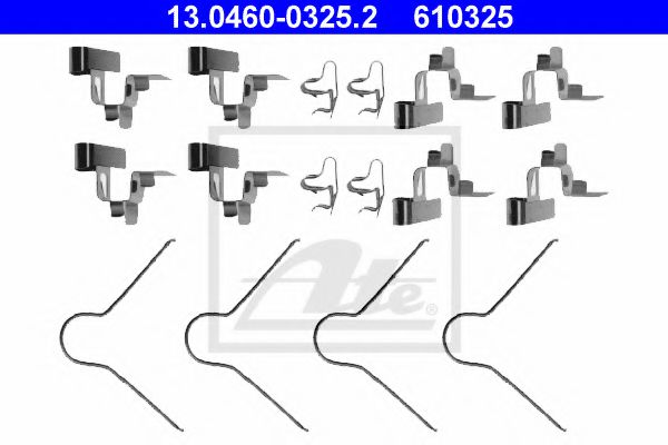 ATE 13.0460-0325.2 Комплектующие, колодки дискового тормоза для TOYOTA COROLLA SPRINTER (Тойота/тоета Cоролла спринтэр) ATE 13.0460-0325.2 Комплектующие, колодки дискового тормоза для TOYOTA COROLLA SPRINTER (Тойота/тоета Cоролла спринтэр)