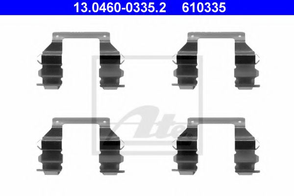 ATE 13.0460-0335.2 Комплектующие, колодки дискового тормоза для MITSUBISHI PAJERO/SHOGUN (Митсубиши/митсубиси Пажэро/шогун) ATE 13.0460-0335.2 Комплектующие, колодки дискового тормоза для MITSUBISHI PAJERO/SHOGUN (Митсубиши/митсубиси Пажэро/шогун)