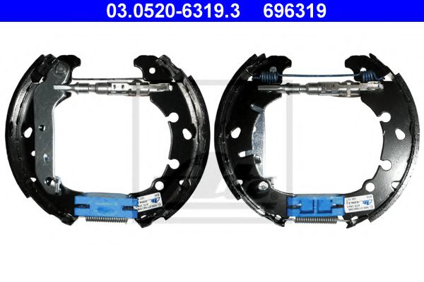 ATE 03.0520-6319.3 Тормозные колодоки для FORD FUSION (Форд Фьюжн) ATE 03.0520-6319.3 Тормозные колодоки для FORD FUSION (Форд Фьюжн)
