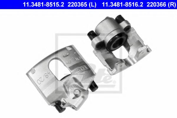 ATE 11.3481-8515.2 Тормозной суппорт для MAZDA 121 III (Мазда 121 3) ATE 11.3481-8515.2 Тормозной суппорт для MAZDA 121 III (Мазда 121 3)