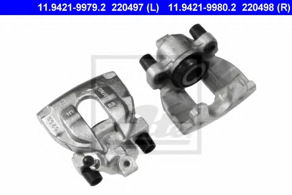 ATE 11.9421-9979.2 Тормозной суппорт для VOLVO XC70 CROSS COUNTRY (Вольво Xc70 кросс кантри) ATE 11.9421-9979.2 Тормозной суппорт для VOLVO XC70 CROSS COUNTRY (Вольво Xc70 кросс кантри)