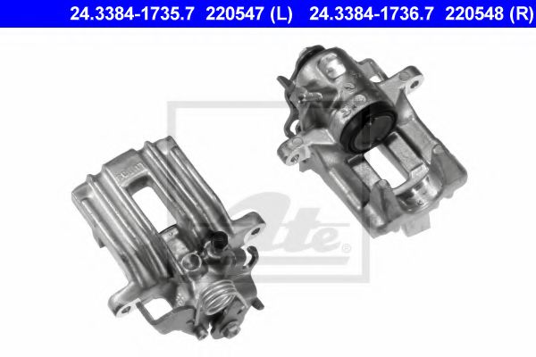 ATE 24.3384-1735.7 Тормозной суппорт для SEAT EXEO ST (Сеат Эxэо ст) ATE 24.3384-1735.7 Тормозной суппорт для SEAT EXEO ST (Сеат Эxэо ст)