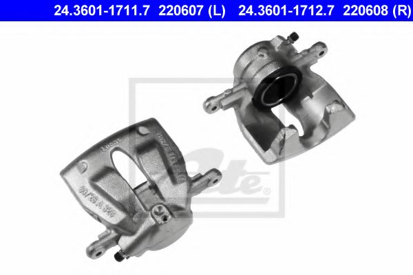 ATE 24.3601-1711.7 Тормозной суппорт для PEUGEOT EXPERT (Пежо Эxпэрт) ATE 24.3601-1711.7 Тормозной суппорт для PEUGEOT EXPERT (Пежо Эxпэрт)