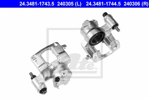ATE 24.3481-1743.5 Тормозной суппорт для FIAT SEICENTO / 600 (Фиат Сэиcэнто / 600) ATE 24.3481-1743.5 Тормозной суппорт для FIAT SEICENTO / 600 (Фиат Сэиcэнто / 600)