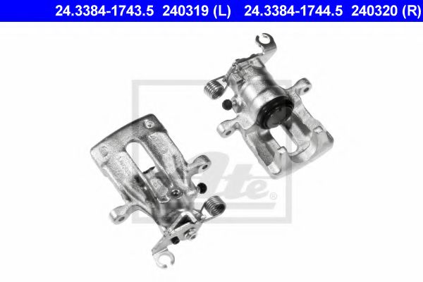ATE 24.3384-1743.5 Тормозной суппорт для VOLVO S40 I (Вольво С40 и) ATE 24.3384-1743.5 Тормозной суппорт для VOLVO S40 I (Вольво С40 и)