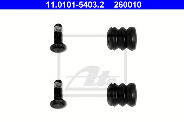 ATE 11.0101-5403.2 Комплект направляющей гильзы для VOLKSWAGEN T4 MULTIVAN (Фольксваген Т4 мултиvан) ATE 11.0101-5403.2 Комплект направляющей гильзы для VOLKSWAGEN T4 MULTIVAN (Фольксваген Т4 мултиvан)