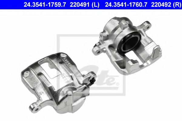 ATE 24.3541-1759.7 Тормозной суппорт для MERCEDES-BENZ A-CLASS (Мэрcэдэс-бэнз А класс) ATE 24.3541-1759.7 Тормозной суппорт для MERCEDES-BENZ A-CLASS (Мэрcэдэс-бэнз А класс)