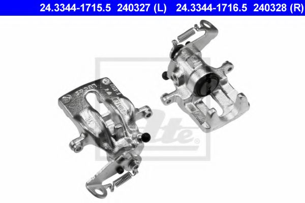 ATE 24.3344-1715.5 Тормозной суппорт для ALFA ROMEO 146 (Альфа ромео 146) ATE 24.3344-1715.5 Тормозной суппорт для ALFA ROMEO 146 (Альфа ромео 146)