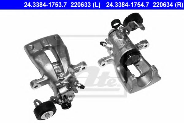 ATE 24.3384-1753.7 Тормозной суппорт для OPEL ZAFIRA A (Опель Зафира а) ATE 24.3384-1753.7 Тормозной суппорт для OPEL ZAFIRA A (Опель Зафира а)