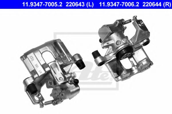 ATE 11.9347-7005.2 Тормозной суппорт для TOYOTA VITZ (Тойота/тоета Vитз) ATE 11.9347-7005.2 Тормозной суппорт для TOYOTA VITZ (Тойота/тоета Vитз)