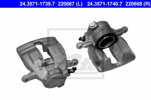 ATE 24.3571-1739.7 Тормозной суппорт для MERCEDES-BENZ C-CLASS SCOUPE (Мэрcэдэс-бэнз С класс сcоупэ) ATE 24.3571-1739.7 Тормозной суппорт для MERCEDES-BENZ C-CLASS SCOUPE (Мэрcэдэс-бэнз С класс сcоупэ)