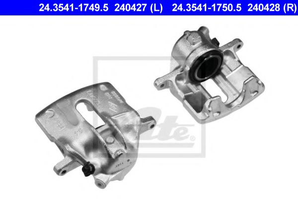 ATE 24.3541-1749.5 Тормозной суппорт для RENAULT MEGANE SCENIC (Рено Меган сценик) ATE 24.3541-1749.5 Тормозной суппорт для RENAULT MEGANE SCENIC (Рено Меган сценик)