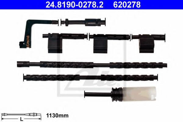 ATE 24.8190-0278.2 Сигнализатор, износ тормозных колодок для MINI MINI CLUBMAN (Мини Мини клабмэн) ATE 24.8190-0278.2 Сигнализатор, износ тормозных колодок для MINI MINI CLUBMAN (Мини Мини клабмэн)