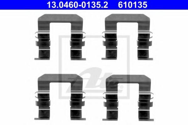 ATE 13.0460-0135.2 Комплектующие, колодки дискового тормоза для CHEVROLET (Шевроле) ATE 13.0460-0135.2 Комплектующие, колодки дискового тормоза для CHEVROLET (Шевроле)
