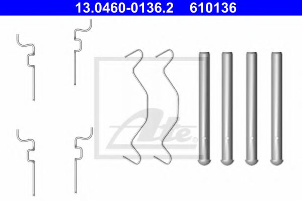 ATE 13.0460-0136.2 Комплектующие, колодки дискового тормоза для TOYOTA (Тойота/тоета) ATE 13.0460-0136.2 Комплектующие, колодки дискового тормоза для TOYOTA (Тойота/тоета)