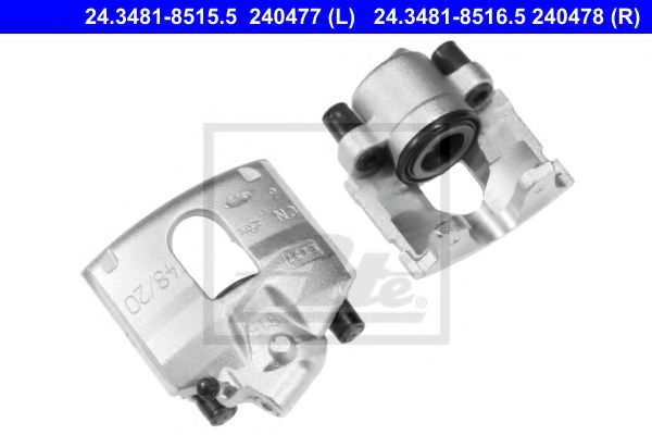 ATE 24.3481-8515.5 Тормозной суппорт для MAZDA 121 III (Мазда 121 3) ATE 24.3481-8515.5 Тормозной суппорт для MAZDA 121 III (Мазда 121 3)