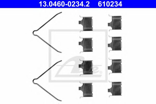 ATE 13.0460-0234.2 Комплектующие, колодки дискового тормоза для MAZDA 323 ASTINA VI (Мазда 323 астина 6) ATE 13.0460-0234.2 Комплектующие, колодки дискового тормоза для MAZDA 323 ASTINA VI (Мазда 323 астина 6)