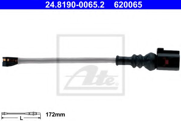 ATE 24.8190-0065.2 Сигнализатор, износ тормозных колодок для VOLKSWAGEN (Фольксваген) ATE 24.8190-0065.2 Сигнализатор, износ тормозных колодок для VOLKSWAGEN (Фольксваген)