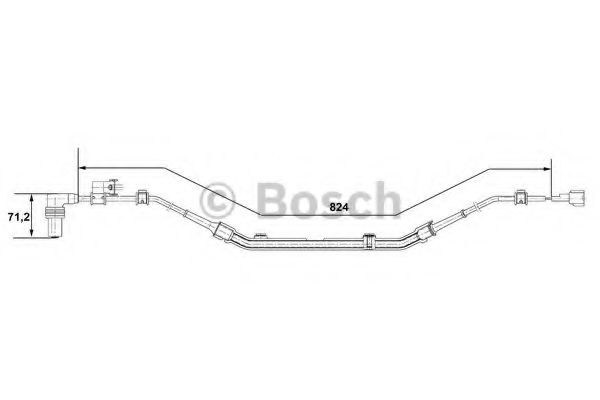 BOSCH 0 265 001 275 Датчик, частота вращения колеса для NISSAN PRIMERA (Ниссан Примера) BOSCH 0 265 001 275 Датчик, частота вращения колеса для NISSAN PRIMERA (Ниссан Примера)