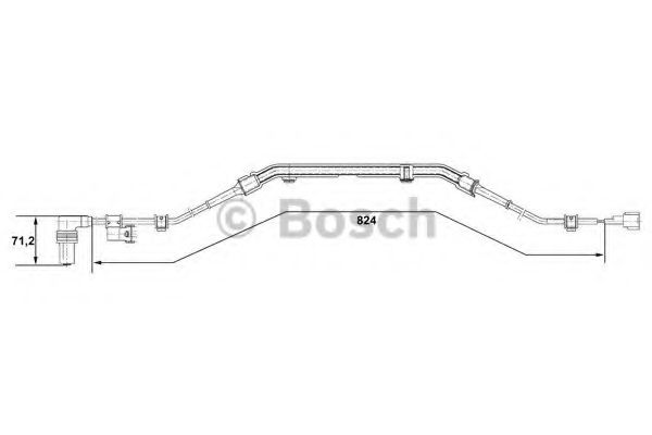 BOSCH 0 265 001 276 Датчик, частота вращения колеса для NISSAN PRIMERA (Ниссан Примера) BOSCH 0 265 001 276 Датчик, частота вращения колеса для NISSAN PRIMERA (Ниссан Примера)
