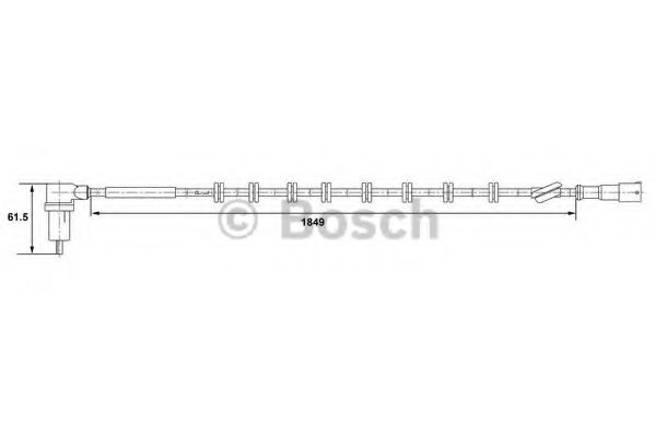 BOSCH 0 265 006 170 Датчик, частота вращения колеса для ROVER 600 (Ровер 600) BOSCH 0 265 006 170 Датчик, частота вращения колеса для ROVER 600 (Ровер 600)