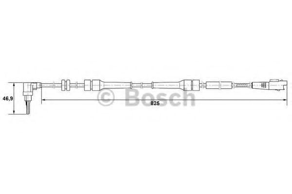 BOSCH 0 265 007 083 Датчик, частота вращения колеса слева для LANCIA PHEDRA (Лансиа/лянча Федра) BOSCH 0 265 007 083 Датчик, частота вращения колеса слева для LANCIA PHEDRA (Лансиа/лянча Федра)