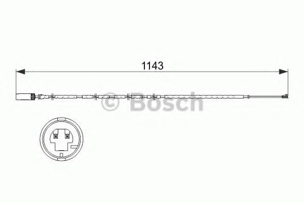 BOSCH 1 987 473 517 Сигнализатор, износ тормозных колодок задний мост для BMW (Бмв) BOSCH 1 987 473 517 Сигнализатор, износ тормозных колодок задний мост для BMW (Бмв)