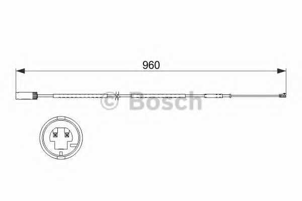 BOSCH 1 987 473 523 Сигнализатор, износ тормозных колодок для MINI MINI PACEMAN (Мини Мини паcэман) BOSCH 1 987 473 523 Сигнализатор, износ тормозных колодок для MINI MINI PACEMAN (Мини Мини паcэман)