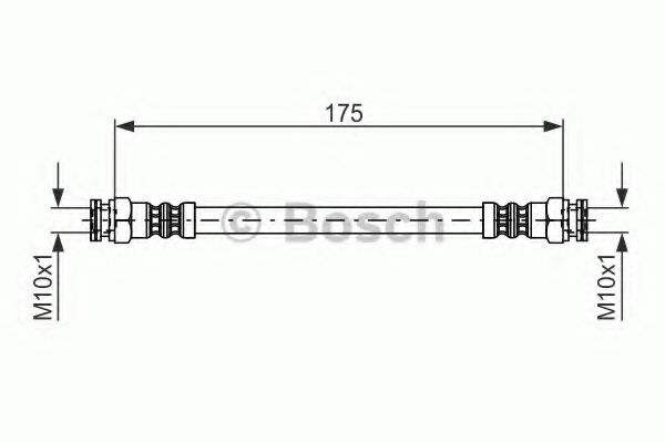 BOSCH 1 987 476 012 Тормозной шланг задний мост для SKODA FELICIA II (Шкода Фелиция 2) BOSCH 1 987 476 012 Тормозной шланг задний мост для SKODA FELICIA II (Шкода Фелиция 2)